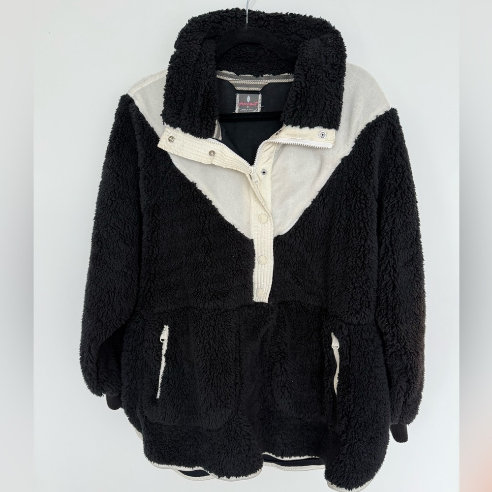 Free People Fall to Rise Fleece Pullover - Picture 4 of 6